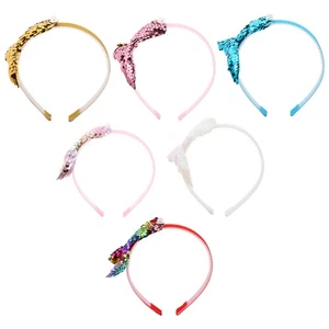 6pcs Sequins Mermaid Headbands Lovely Headdress Party Props for Children - Bild 1 von 12