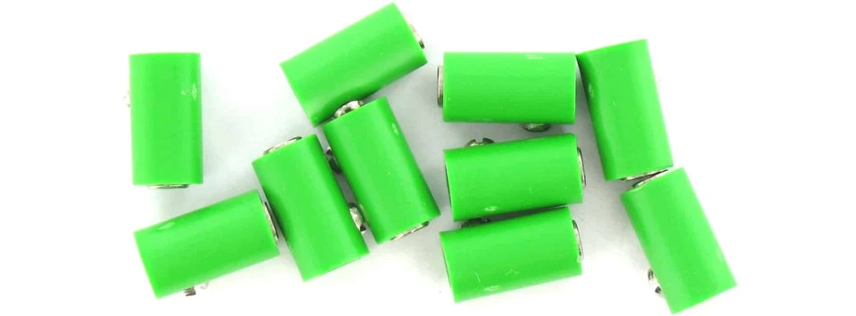 Enchufes redondos Brawa 3043 verde (10) Foto 1 de 1