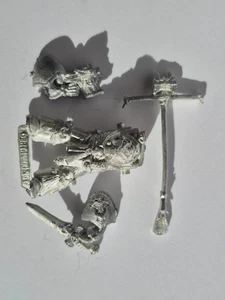 Warhammer 40K Dark Angels Deathwing Terminator Sergeant Unassembled Virgin Metal - Picture 1 of 2