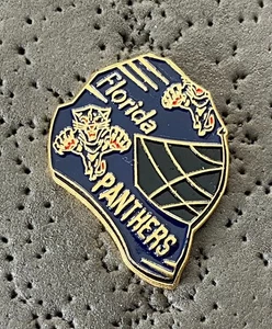 Máscara de portero de los Florida Panthers NHL prendedor de hockey - Imagen 1 de 2