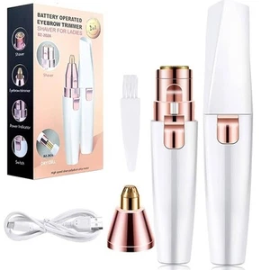 Epilator Facial-Nose Hair Trimmer-Removal for Women Face Eyebrow Trimmer 2 in... - Picture 1 of 8