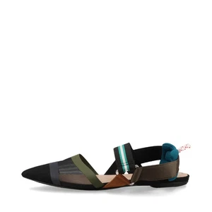 Fendi Colibri Fabric Flat Pumps 36 Ladies' Multicolor Mesh Strap There is peelin - Picture 1 of 17