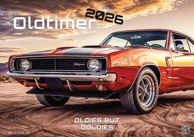 Oldtimer - OLDIES BUT GOLDIES - 2026 - Kalender DIN A3 - GRATIS VERSAND - Bild 1 von 4
