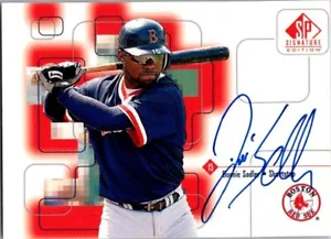 1999 Upper Deck SP Signature Edition AUTO Donnie Sadler Boston Red Sox #DS - Picture 1 of 2