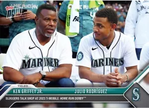 Ken Griffey Jr./Julio Rodriguez Home Run Derby 2023 MLB TOPPS NOW 559 - Picture 1 of 2