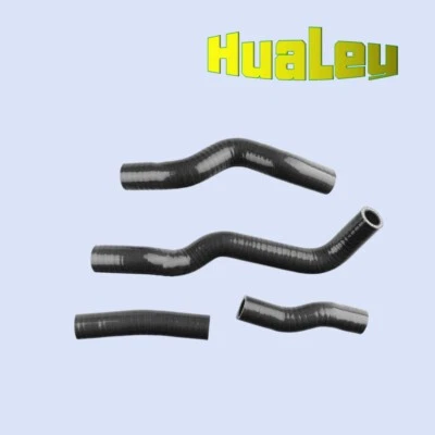 For Kawasaki KLX250 KLX250S DTRACKER 2008-2015 Black Silicone Radiator Hose - Image 1 of 4