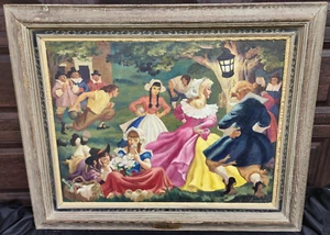 Lumen Martin Winter Huge Oil On Canvas 30" x 40"  Signed Circa 1960 - Picture 1 of 19