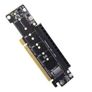 Fast Speed PCIE4.0 Channel Splitters Adapter Card 8+4+4 for Computers - Picture 1 of 8