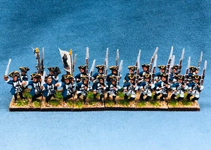 15 mm Guerra de los Siete Años WGS pintado ejército bávaro infantería Kurprinz BAA4-1 - Imagen 1 de 11