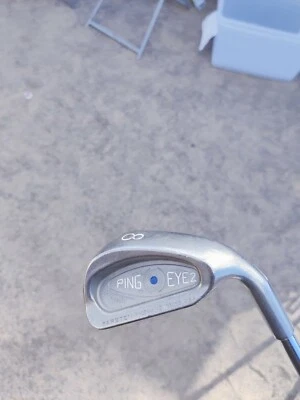 Ping Eye 2 Blue Dot Single 8 Iron Karsten ZZ-Lite Steel Shaft Golf Pride Grip - Image 1 of 4