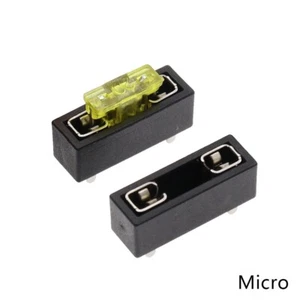 5pcs Car Fuse Holder PCB Panel Mount Insurance Blocks Micro Mini Terminals 10a - Picture 1 of 13