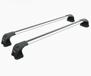 For Suzuki Kizashi 2010-2013 Roof Rack Cross Bars Fix Point Alu Silver - Picture 1 of 7