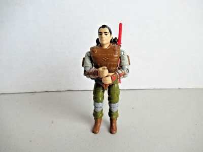 Figura de guerrero samurai GI Joe Budo v1 heavy metal 1988 con mochila y espada Foto 1 de 3