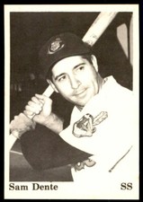 1975 TCMA 1954 CLEVELAND INDIANS - #- SAM DENTE CLEVELAND INDIANS