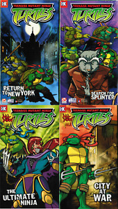Lot of 4 TMNT New VHS Teenage Mutant Ninja Turtles Ultimate Ninja City at War ++