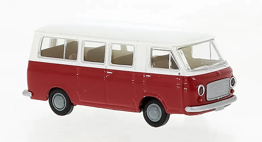 BREKINA 34416 Fiat 238 Bus, White/Red, Scale H0 1:87 — 第 1/1 张图片