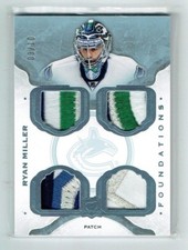 14-15 UD Upper Deck The Cup Foundations  Ryan Miller  /10  Quad Patches