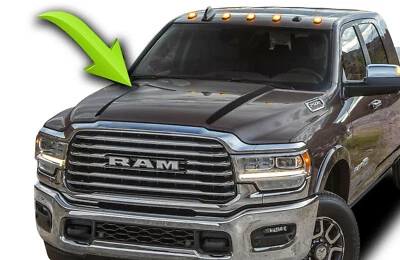 Hood Spears Racing Stripes Decal FITS 2019 and up Dodge Ram HD 3500 2500 - Image 1 of 4