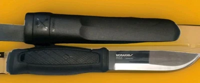 Morakniv 1891 刀不锈钢带聚合物鞘 Bushcrafter Sharp 高品质 — 第 1/4 张图片