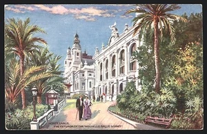 CPA Illustrateur Monte Carlo, The Exterior of the Nouvelle Salle Schmit 1910 - Bild 1 von 2