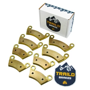Juego de pastillas de freno delanteras y traseras de latón Traild Polaris RZR 4 800/RZR XP 900 2010-2014 - Imagen 1 de 9