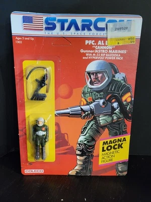 Pfc. Al Evans 1986 STARCOM Vintage Coleco MOC NEW UNPUNCHED #2 - Image 1 of 3