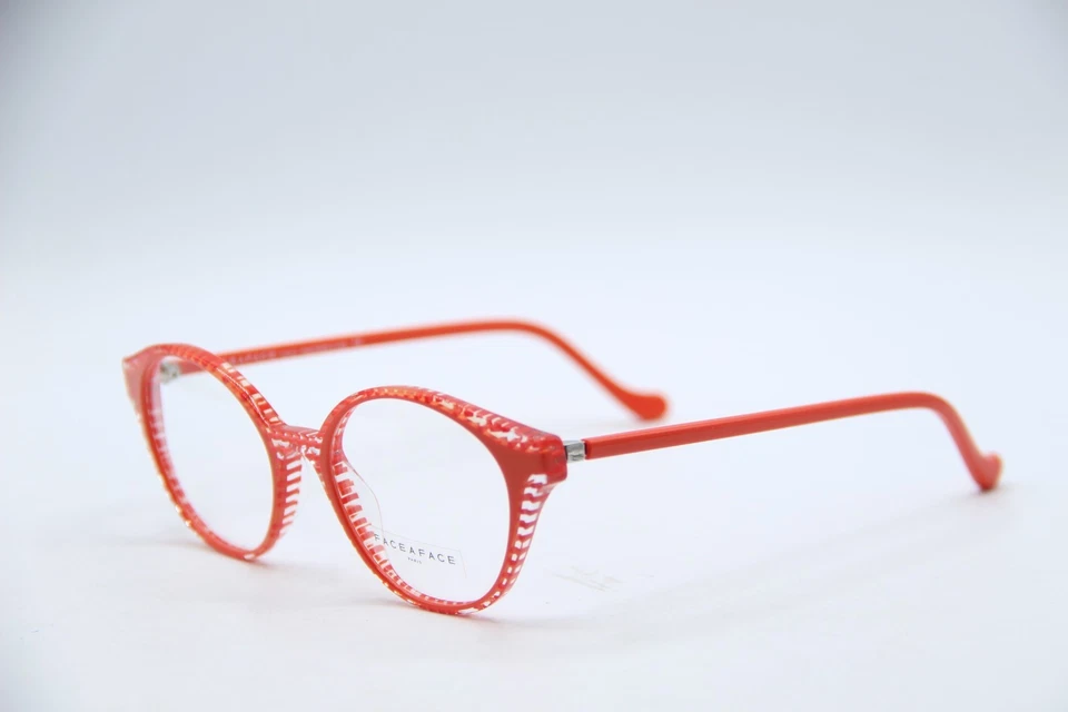 NUEVAS GAFAS FACE A FACE BULLE 1 COL. 6401 NARANJA ROJO MONTURAS AUTÉNTICAS 48-17 Foto 1 de 4