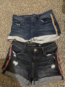 So Girls Favorite Shortie Size 16 With Stripes - Picture 1 of 2