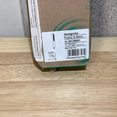 Hansgrohe 24126001 Pulsify S Bastón Ducha de Mano 100 1 Chorro, 1,75 GPM - Cromo Foto 1 de 4