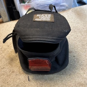Bicycle Saddle Pouch - Good Used Condition With Rear Reflector - Picture 1 of 3
