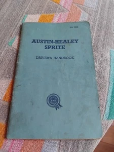 Austin Healey Sprite Mk1 Original Driver's Handbook Manual 1958/59 VGC Frogeye - Picture 1 of 21
