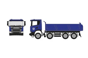 Herpa LKW Scania XT17 Meiller Kipper 4a Hochtief 960021 - Picture 1 of 1
