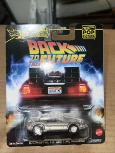 Hot Wheels Back To The Future Time Machine Premium Pop Culture Real Riders 1/64 - Picture 1 of 6