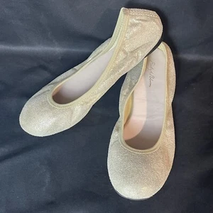 Ruby & Bloom Gold Ballerinas elegante Schuhe schimmernd Nordstrom Mädchen Größe 1,5 - Bild 1 von 9