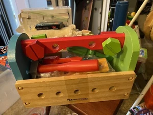 Melissa and Doug wooden toolbox for ages three and up - Picture 1 of 4