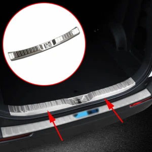 Steel Rear Trunk Bumper Molding Cover Trim For Toyota RAV4 2019-2025 Accessories - Picture 1 of 7