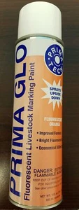 PRIMA GLO Spray Identification Sorting Livestock 500ml Florescent Orange Marking - Picture 1 of 1