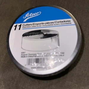 Ateco glatte Kante Rundschneider abgestufte Größen kleiner Ring fehlt 1,25 bis 3,25 Zoll - Bild 1 von 2