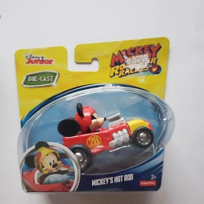 Disney Junior Mickey And The Roadster Racers Mickey's Hot Rod Die-Cast Race Car - Image 1 of 2