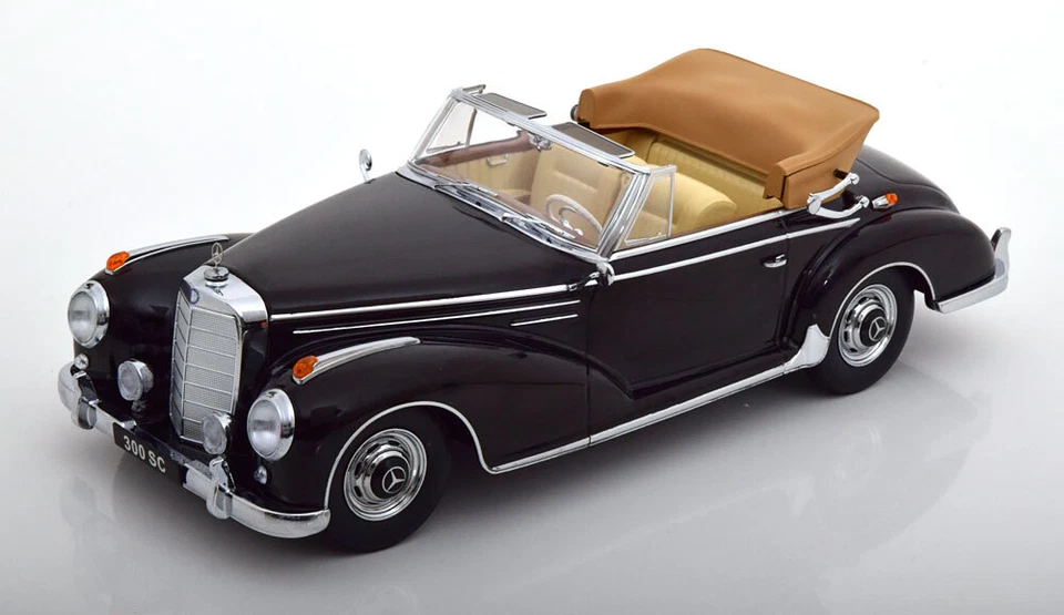 MERCEDES 300 SC W188 NERO KKSCALE KKDC180941 1 18 BENZ NERO LHD 180941 KK SCALE