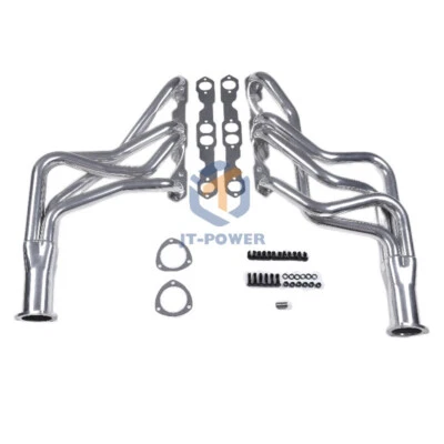 Cabeçalhos de tubo longo de cerâmica Chevelle/El Camino Monte Carlo 283-400ci 64-74 - Imagem 1 de 4