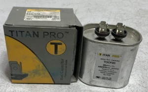 Titan Pro TOCF20 Motor Run Capacitor 440/370V 60/50 Hz 20 MFD - Picture 1 of 5