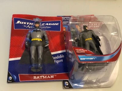 Figura, 2, Batman Flexible y De pie Orgulloso en un soporte, Lote de 2 Foto 1 de 4