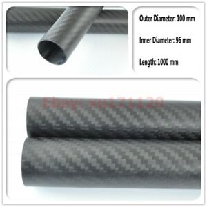 Roll Wrapped Carbon Fiber Tube 3K 96mm*100mm*1000mm Best Quality Matte Tube