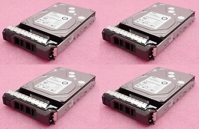 4x Dell 1TB 7.2K 3.5'' SAS 6G LFF Hard Drive HDD 0GPP3G GPP3G Toshiba MG03SCA100 - Image 1 of 4