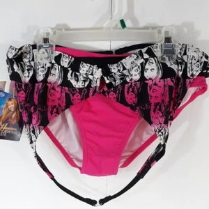 Hannah MONTANA Bikini Girls 14/16 XL NWT Hot Pink 2 Piece Swimsuit NEW Swimwear - Picture 1 of 6