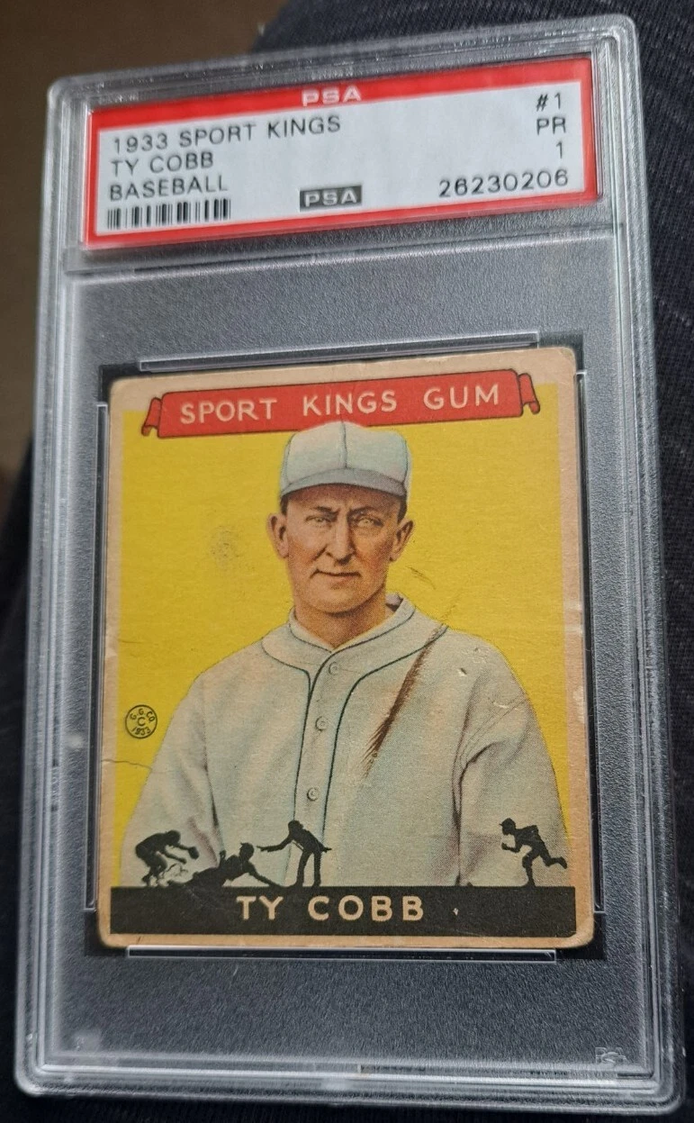 1933 Ty Cobb Goudey Sport Kings PSA 1 Baseball Card #1