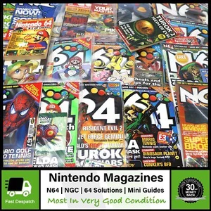 Official Nintendo 64 N64 Magazine ONM UK | Gamecube Gameboy Advance Guide Books - Picture 1 of 65