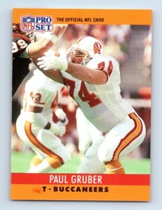 1990 Pro Set Paul Gruber Tampa Bay Buccaneers #310