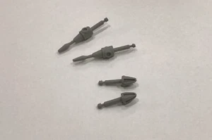 G1 Starscream (Walmart) Reissue Upgrade/Ersatzraketen (lang und kurz) - Bild 1 von 4